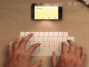 Holographic Keyboard For Future Iphones