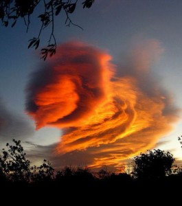 Cloud Lenticular formed in Catalonia, Spain