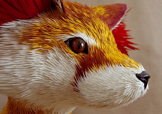 Paper Art: Animal Models Made Using Paper