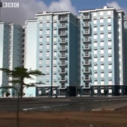 This is a view of Kilamba screenshot made ​​from a BBC documentary.