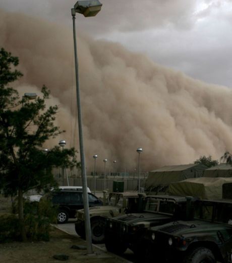 A sandstorm