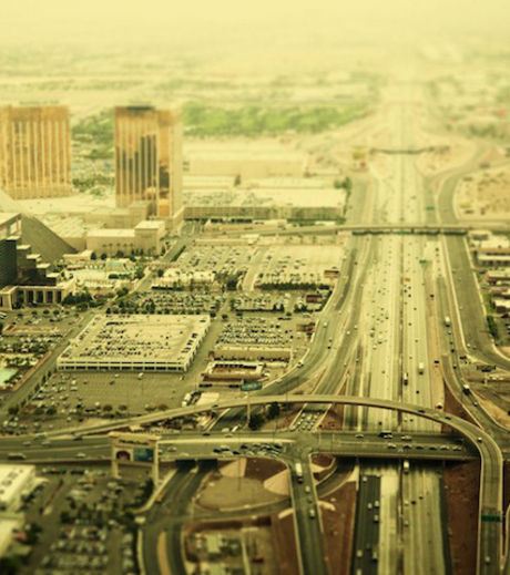 A motorway network of Las Vegas (Credit Ben Thomas)