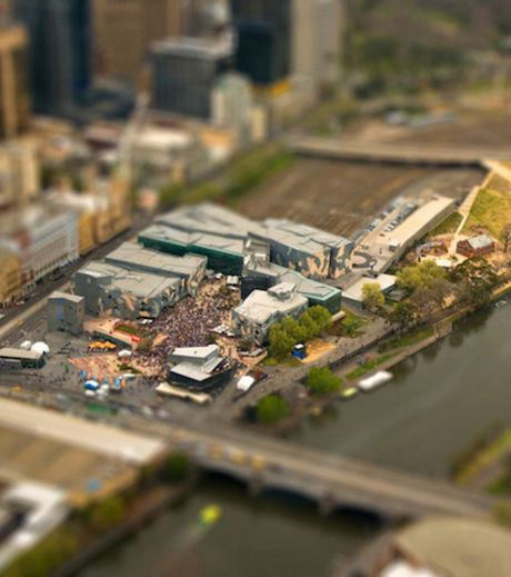 A destroyed building in Melbourne (Credit Ben Thomas)