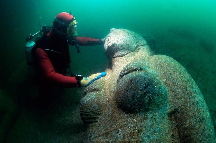 The Remains Of Lost Egyptian City Of Heracleion