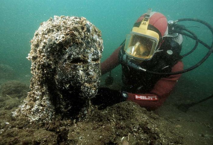The Remains Of Lost Egyptian City Of Heracleion