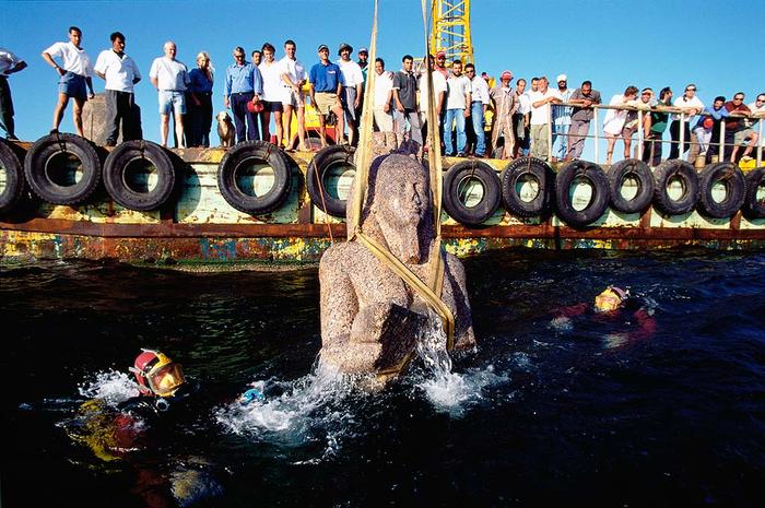 The Remains Of Lost Egyptian City Of Heracleion