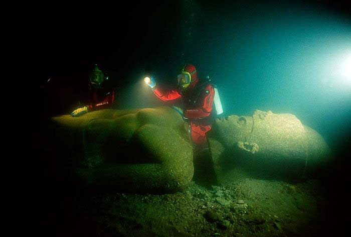 The Remains Of Lost Egyptian City Of Heracleion