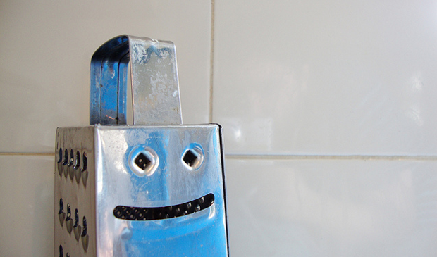 The smiling cheese grater 