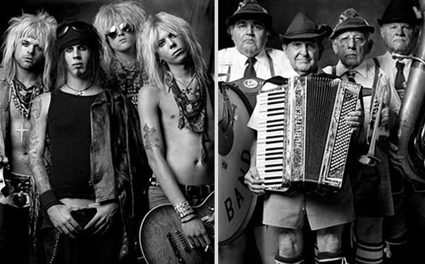 Rock Band and Polka group