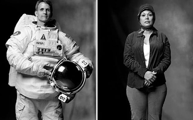 Astronaut and a person who has met aliens