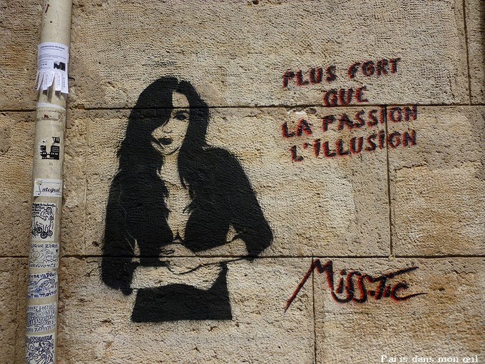The Artwork By Miss Tic From Paris