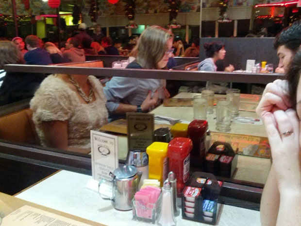 The woman has not lost her head