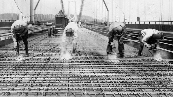 Construction Of Golden Gate Bridge – San Francisco (1933-1937)