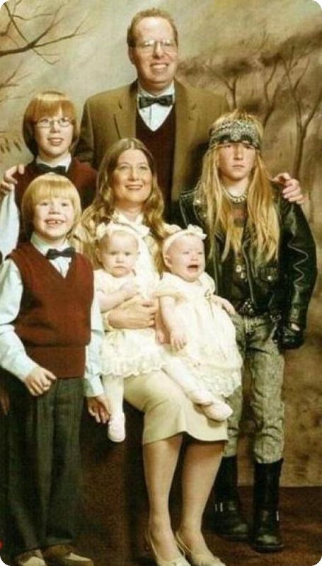 Cool And Funny Family Photo