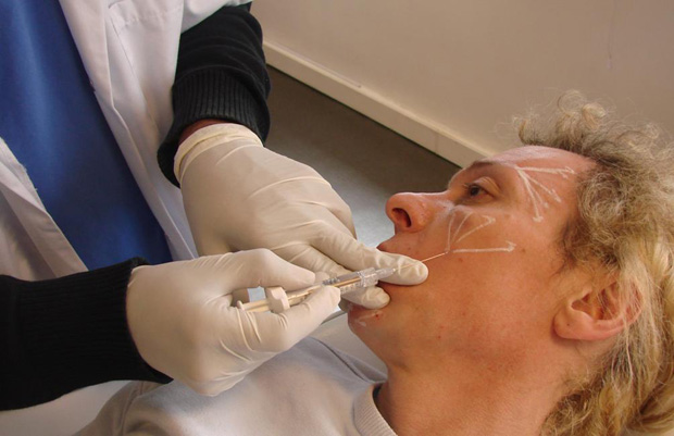 Collagen can be injected under the skin to fill in the cracks and wrinkles