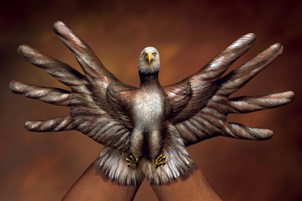 Guido Daniele Hand Painting Eagle