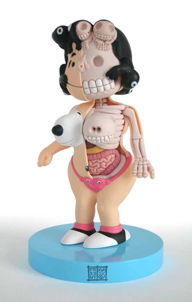 Dissected Anatomy Model Of A Pop Culture Icon