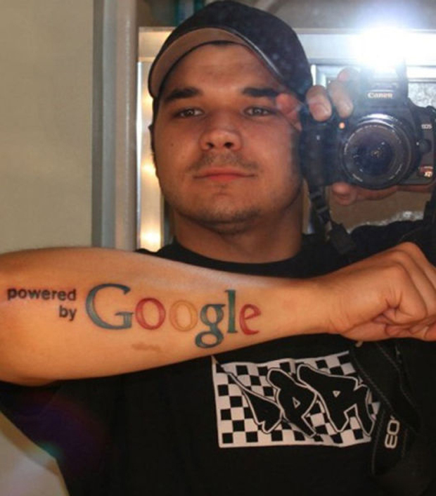 Tattoo of google fan