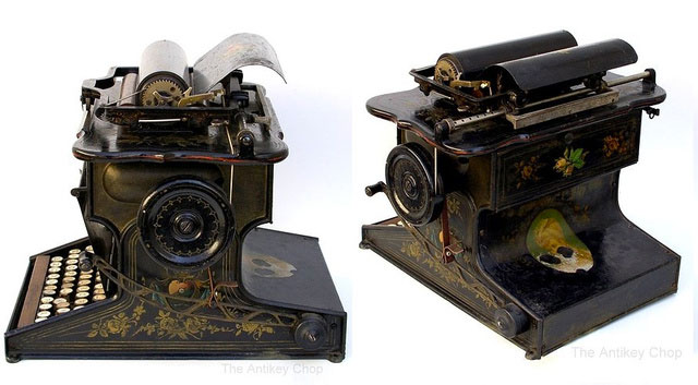 Another great example of a typewriter Sholes and Glidden (Remington No. 1)
