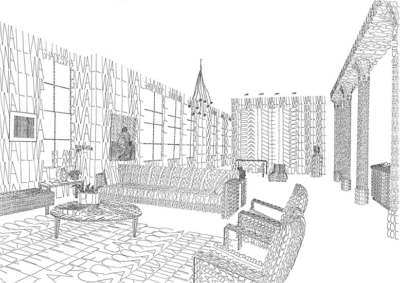 Amazing Houses Only Drawn With Words