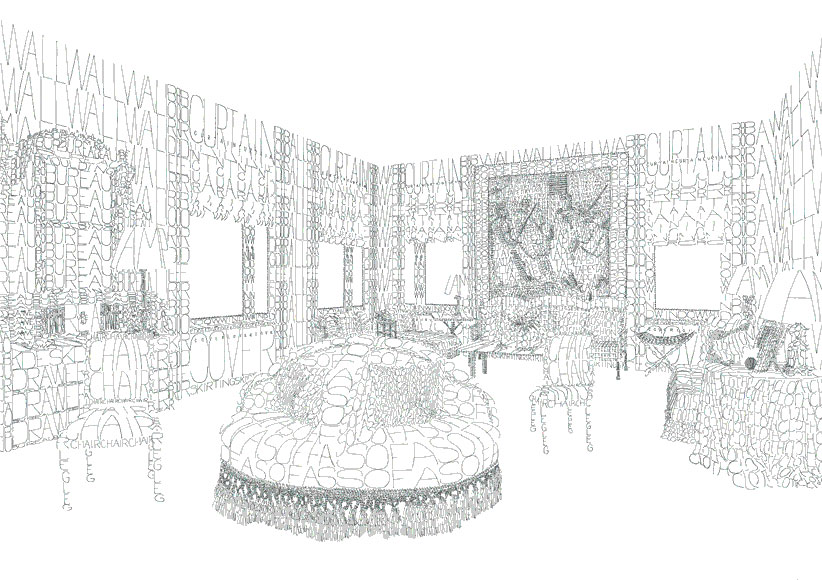 Amazing Houses Only Drawn With Words
