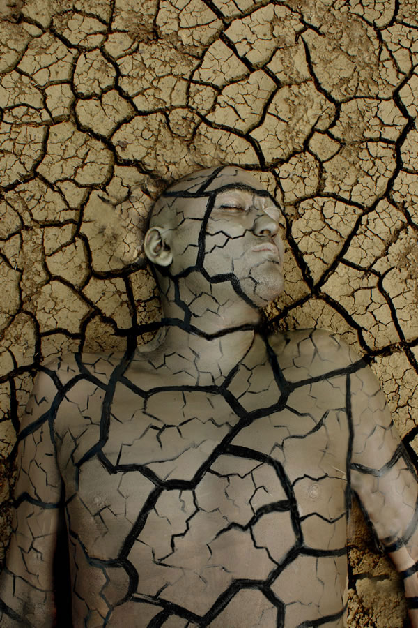 Johannes Stötter-body painting human camouflage artwork