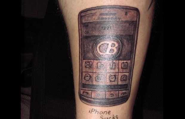 No to iPhone Tattoo