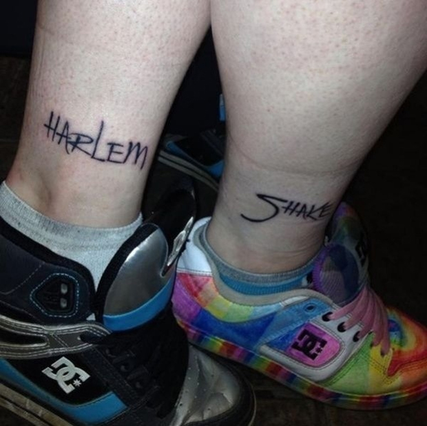 The Harlem Shake tattoo