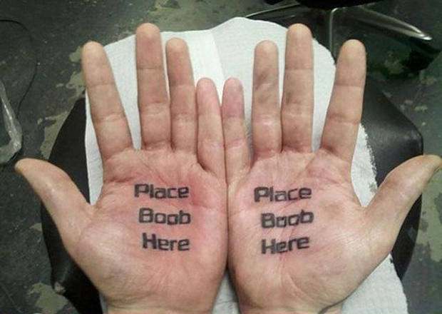 A bad joke tattoo
