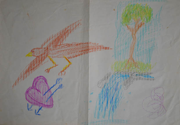 development of an artist drawings from childhood to the youth