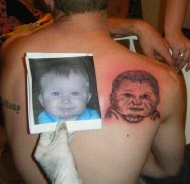 The tattoo of missing chilc