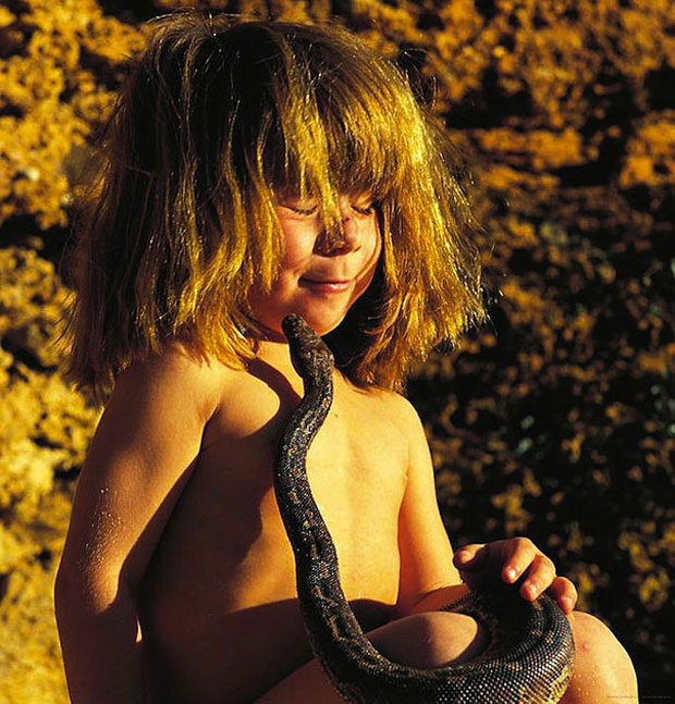 Tippi Degre--girl with a snake