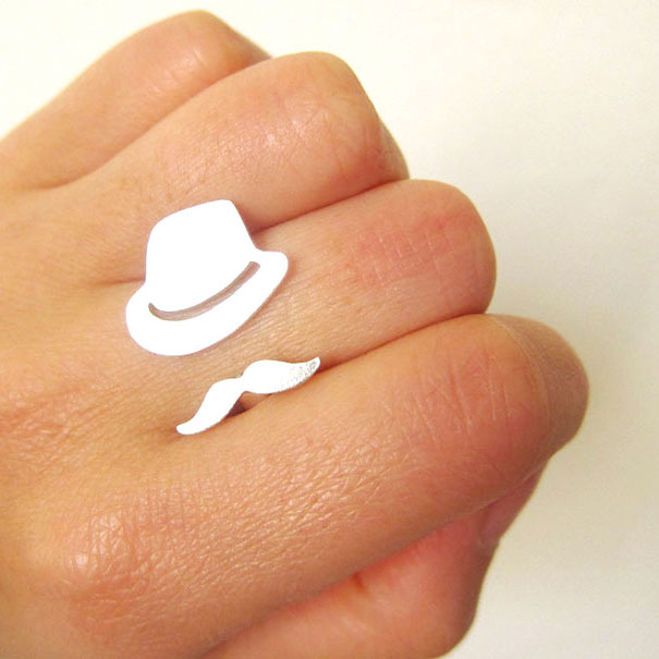Amazing and unique Ring design With A Hat