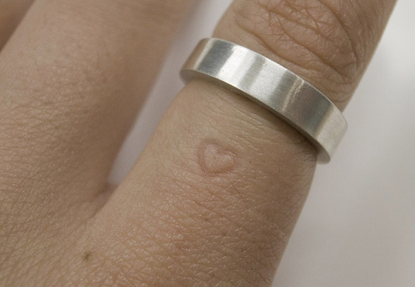 Amazing and unique Ring design With A Heart