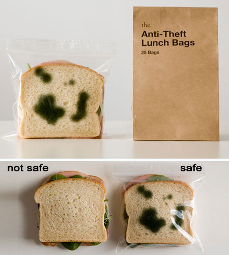 Bag peaks anti-sandwich plates