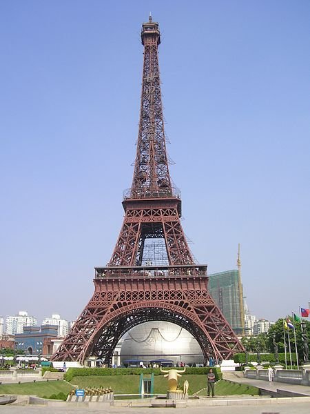 Copy Of The Eiffel Tower-Eiffel Tower of Window of the World - 108m - Shenzhen, China