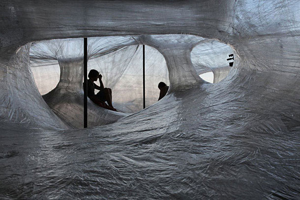  Hand-Woven installation by Numen / For Use