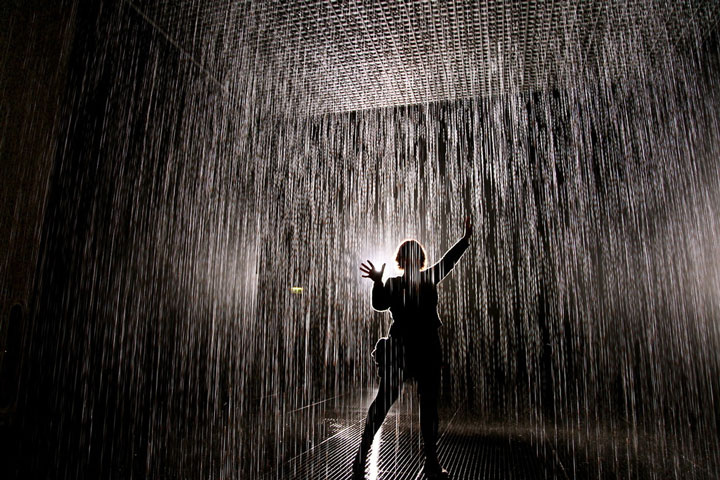 The Rain Room, Barbican, London
