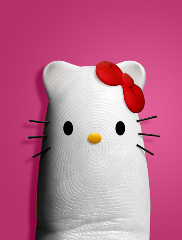 ditoHELLO KITTY- Fingers Take The Shape Of Celebrities