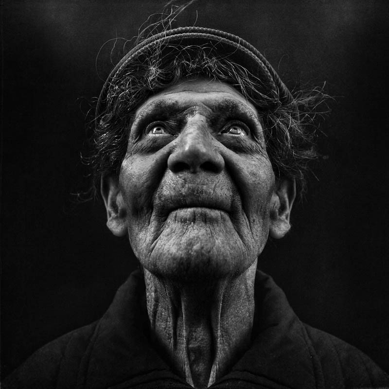 Wrinkled Faces Of Homeless With Intense And Striking Looks