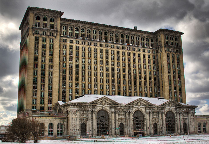 Michigan Central Station, Detroit - United States -Most Fascinating Abandoned Places Of The World 