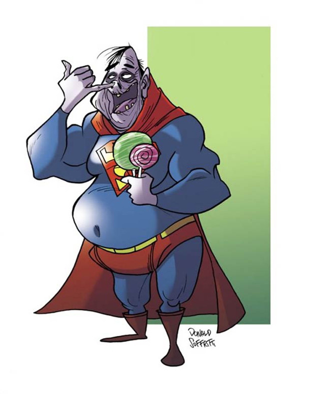 Donald-Soffritti-Super Heroes Looks In Their Old Age