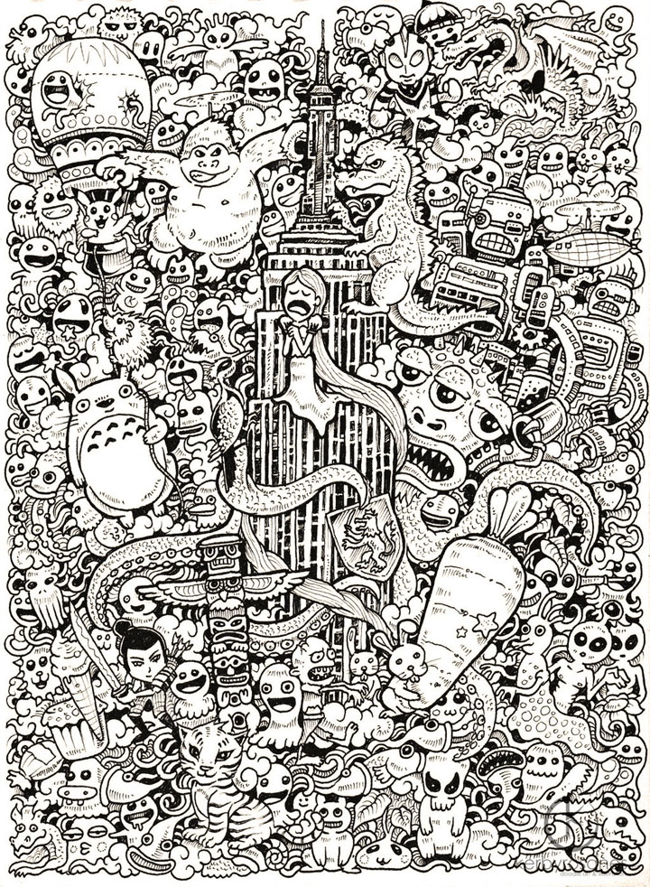 Dive Into The Amazing World Of Sketchbook Illustrations Of Kerby