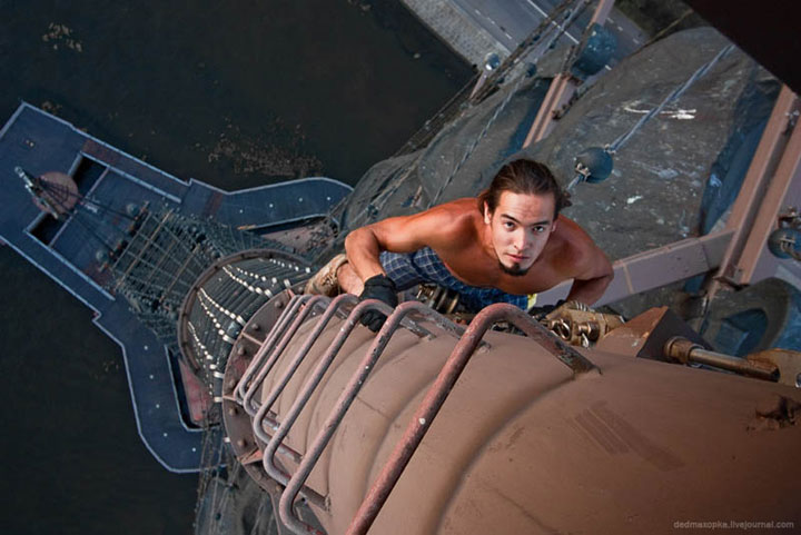  Amazing photo taken from top of a very tall tower,Moscow, Russia