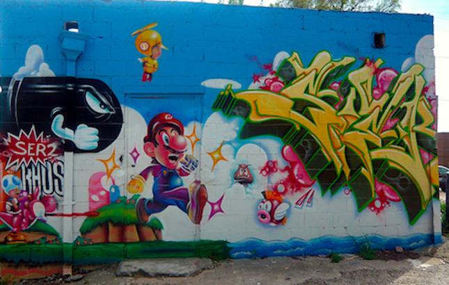 Top 25 Most Trendy Graffiti Examples For Video Game Geeks Photo Gallery