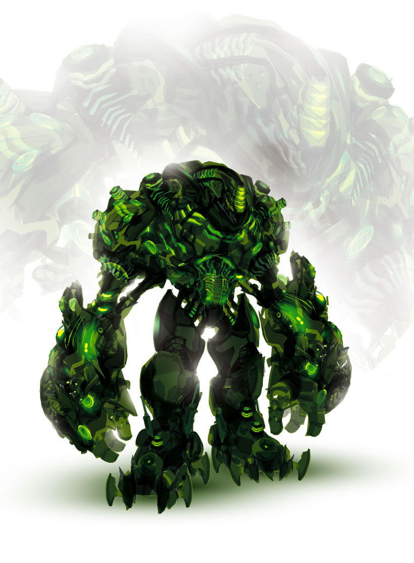 Hulk-Superheroes Has Heavily Armed Robots