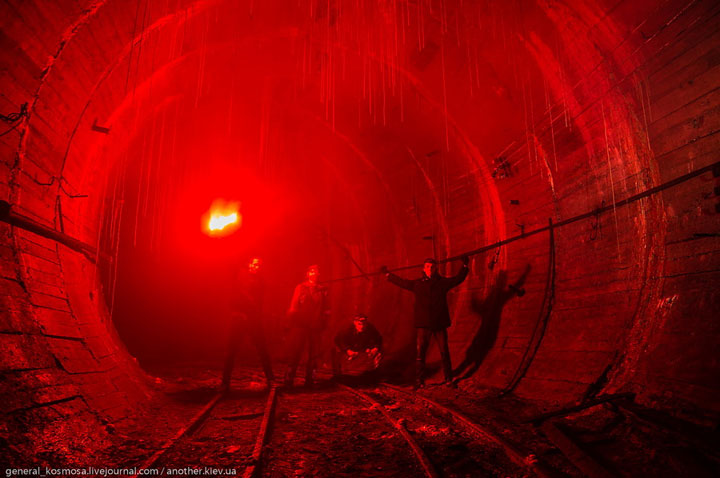 Abandoned subway tunnel, Kiev - Ukraine-Most Fascinating Abandoned Places Of The World 