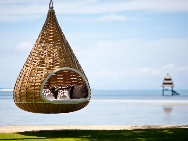  In this suspended waterfront cocoon in Philippines