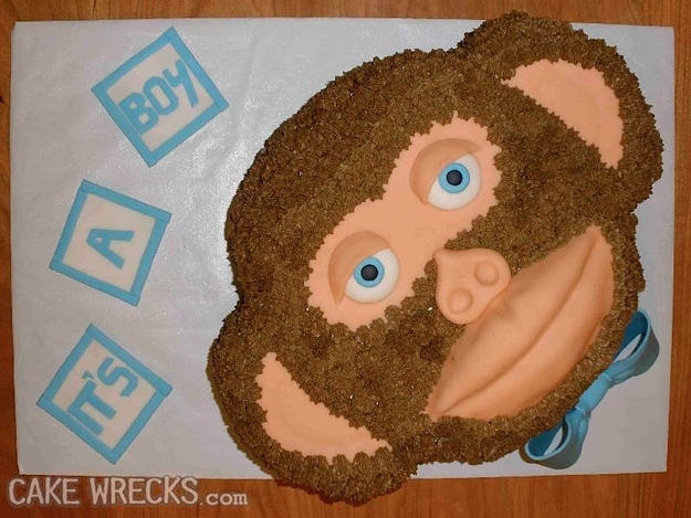  Monkey face cake