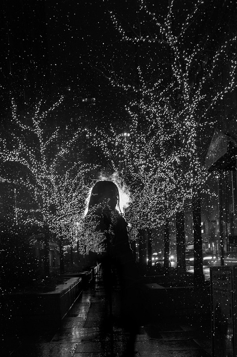 Photographer Immortalizes Shimmering Human Silhouettes In Night Lights-Satoki Nagata